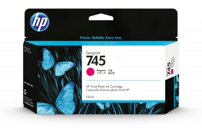 HP 745 130-ml DesignJet Magenta Ink Cartridge