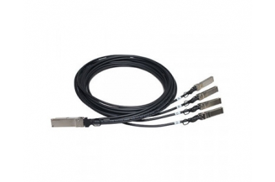 Hewlett Packard Enterprise X240 40G QSFP+ 4x10G SFP+ 5m DAC networking cable Black