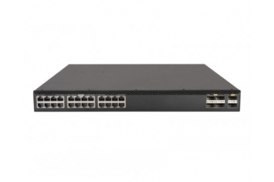 Hewlett Packard Enterprise FlexFabric 5710 24XGT 6QSFP+/2QSFP28 Managed L3 10G Ethernet (100/1000/10000) 1U Black