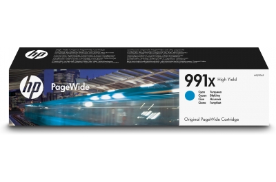 HP 991X High Yield Cyan Original PageWide Cartridge