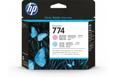 HP 774 Light Magenta/Cyan DesignJet Printhead