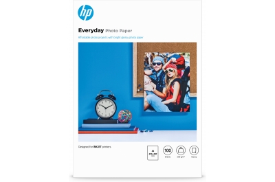 HP Everyday Photo Paper, Glossy, 200 g/m2, A4 (210 x 297 mm), 100 sheets