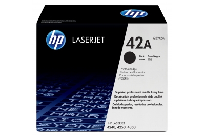 HP 42A Black Original LaserJet Toner Cartridge