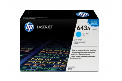 HP 643A Cyan Original LaserJet Toner Cartridge