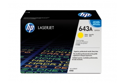 HP 643A Yellow Original LaserJet Toner Cartridge