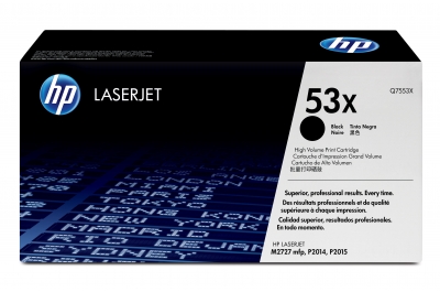 HP 53X High Yield Black Original LaserJet Toner Cartridge