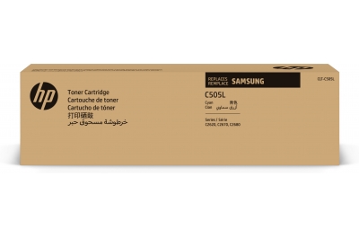 Samsung CLT-C505L High-Yield Cyan Original Toner Cartridge