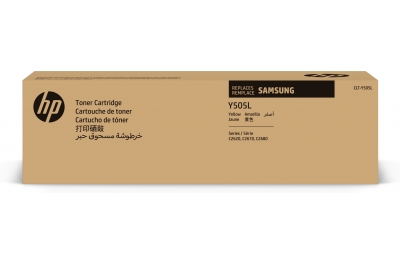 Samsung CLT-Y505L High Yield Yellow Original Toner Cartridge