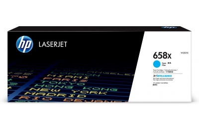 HP 658X High Yield Cyan Original LaserJet Toner Cartridge