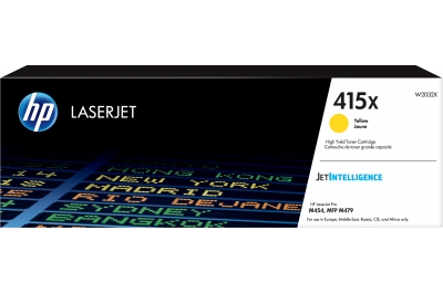 HP 415X High Yield Yellow Original LaserJet Toner Cartridge